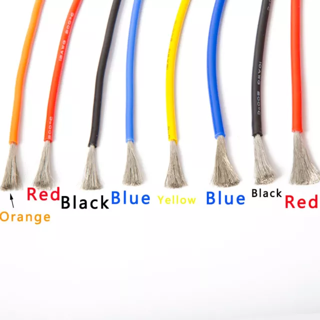 UL Silicone 24AWG 0.08MM Stranded Copper Core Flexible Wire Resistant High Temp
