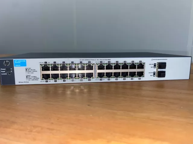 J9803A HP PROCURVE 1810-24G V2 Switch 24 Ports 10/100/1000 + 2 Ports SFP