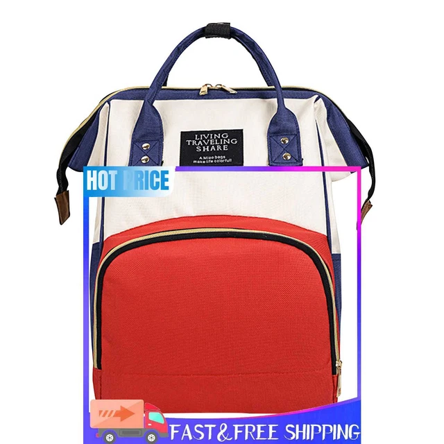 Large Capacity Baby Bag, Multi-Function Mummy Travel Portable Waterproof Nappy