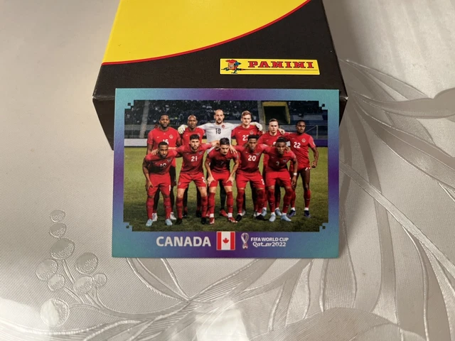 Panini FIFA Fussball-Weltmeisterschaft Katar 2022 Albumaufkleber - CAN1 Kanada Teamfoto