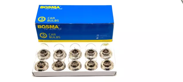 10x Bosma 6V 15W P26s S3 Roller Moped Motorrad Lampe Glühlampe Oldtimer