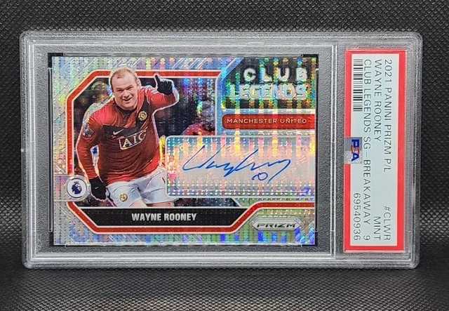 2021-22 PANINI DONRUSS FIFA WAYNE ROONEY Auto Signature Series 