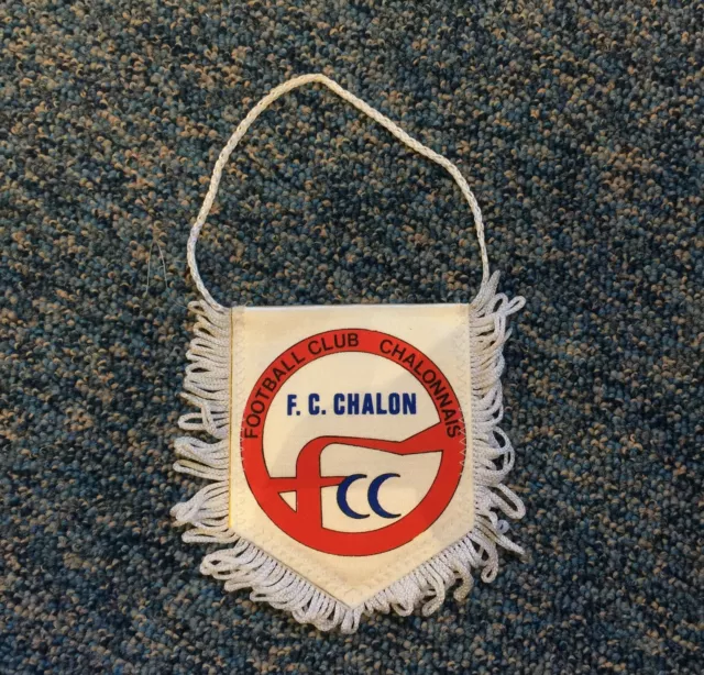 Old Official Sport Football Club Chalonnais Fc Chalon Flag Rare 2