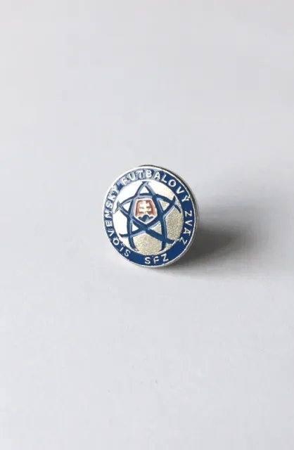 Slovakia National Team Football Soccer Crest Enamel Pin Badge