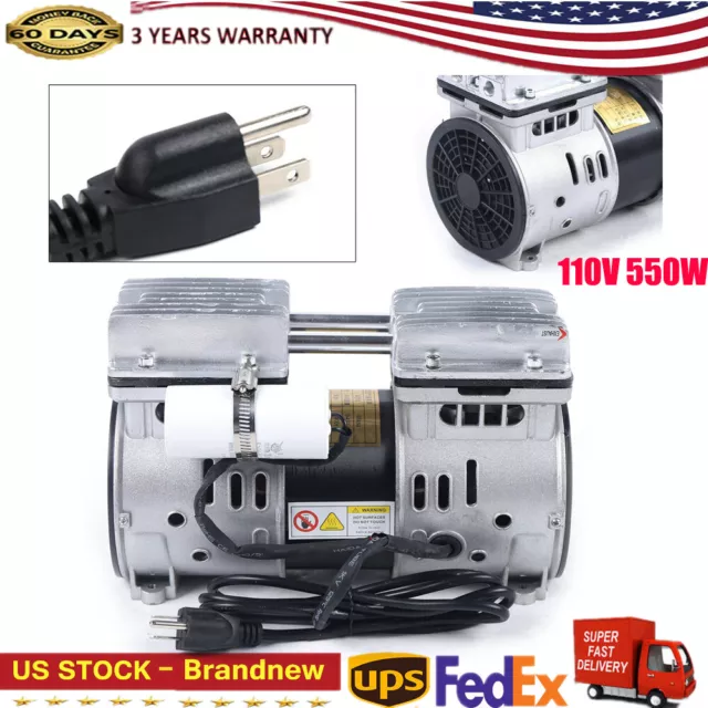 Oil-free Micro Air Diaphragm Pump Industrial Oil Free Piston Vacuum Pump 2.4CFM