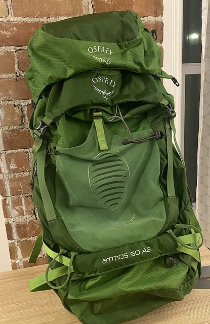 OSPREY ATMOS 50 AG Green Backpack Anti-Gravity Backpacking Pack SZ Large $224.00 - PicClick CA OSPREY ATMOS 50 AG Green Backpack Anti-Gravity Backpacking Pack SZ Large $224.00 - PicClick CA