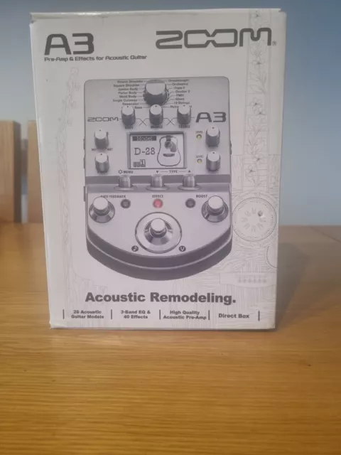 Zoom A3 Acoustic Remodeling Guitar Pedal