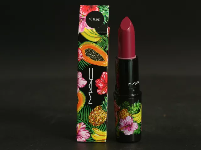 Lápiz Labial Mac Satinado - Sí, Sí, Yo! - Nuevo En Caja - Colección Fruity Juicy