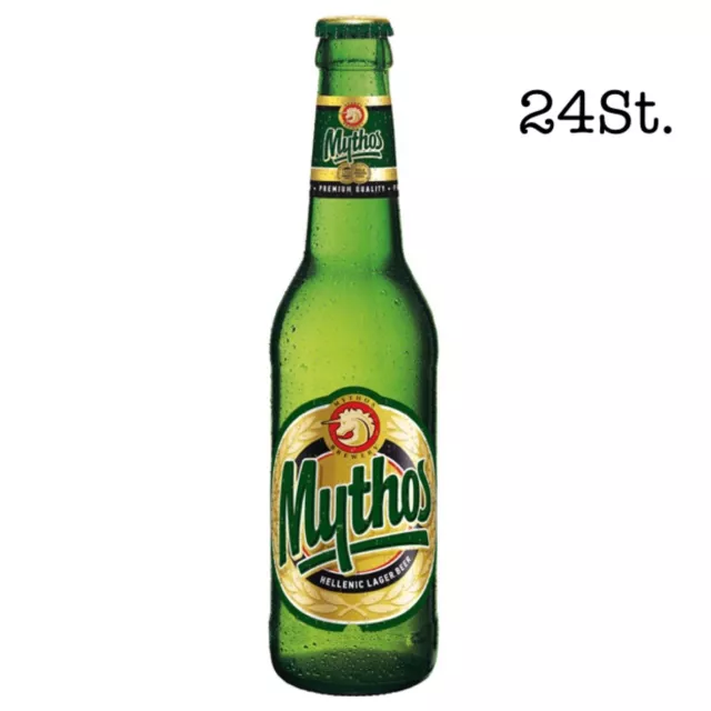 Bier Mythos 330ml 4,7% Alk. Griechisches Beer Inkl. Pfand Hellenic Lager Premium