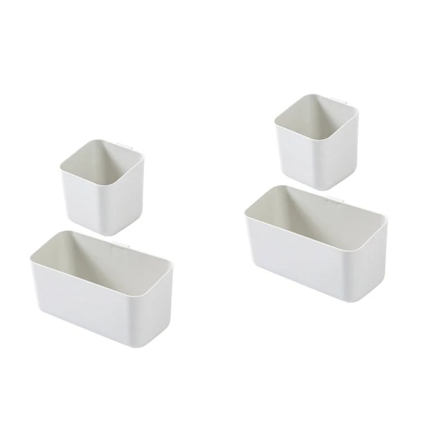 4 pz contenitore organizzatore deposito bagno cesto doccia sospeso montaggio a parete