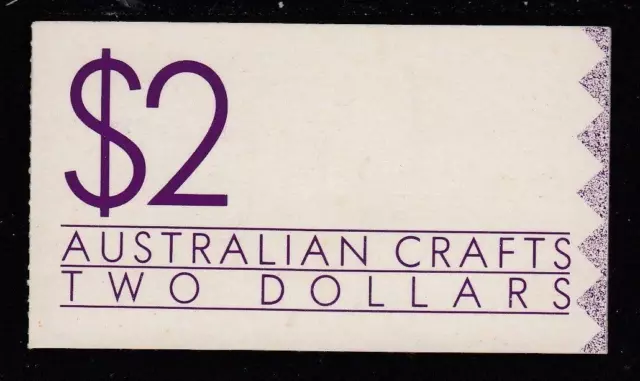 Australia MNH MUH - 1988 Australian Crafts ($2) (Booklet)