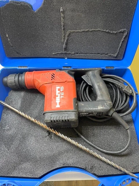 Hilti Rotary Hammer drill TE 15 with case and 3/8" bit included works great