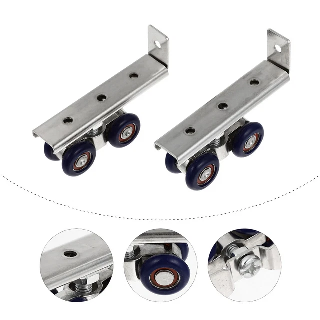 Bifold Door Lock Wardrobe Hanger Barn Rollers Heavy Duty Caster Wheels Ball