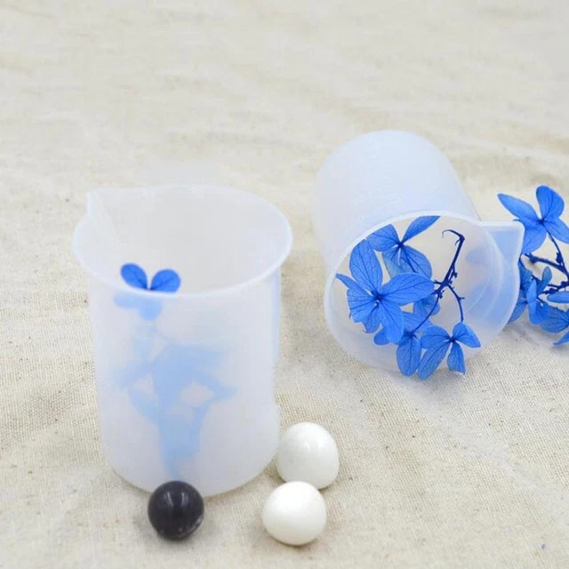 100ml Measuring Cup Silicone Resin Glue DIY Tool Jewelry TOP Make Practical W4Y6