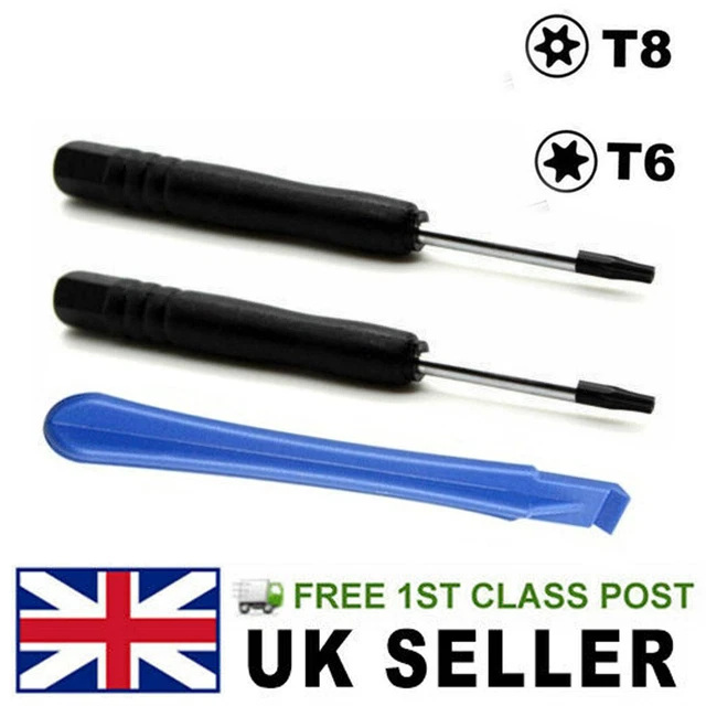 Xbox One Controller Screwdriver Kit – T8 & T6 Torx Security Screwdriver – UK Seller