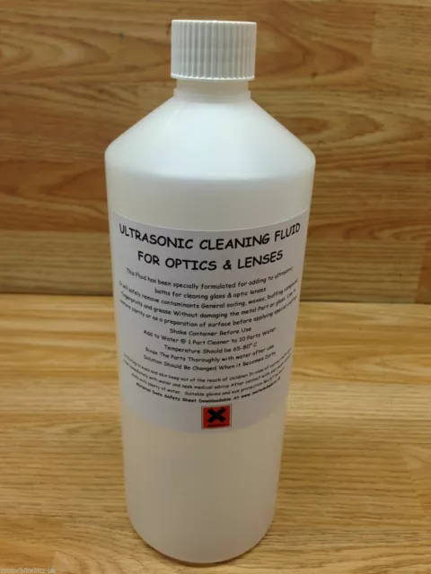 Ultrasonic Cleaner Fluid For Optics, Glass & Lenses Lens Cleaning USCF