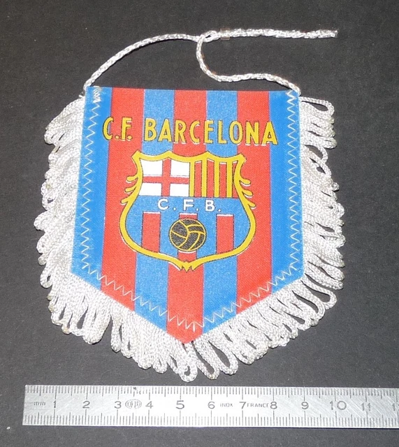 1984 Football Fanion Pennant Cf Barcelona Bluegrana España Spain