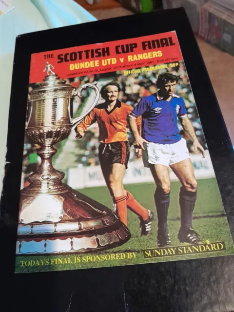 Dundee United v Glasgow Rangers Scottish cup Final @ Hampden 9th May 1981