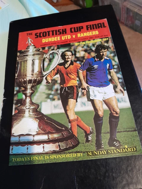 Dundee United v Glasgow Rangers Scottish cup Final @ Hampden 9th May 1981