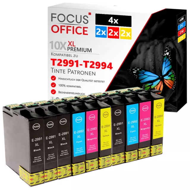 10x DRUCKER PATRONE für Epson XP-255 XP-257 XP-352 XP-355 XP-452 XP-455 Drucker