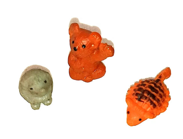 ANIMALS and DINOSAUR 80s super tiny eraser rubber radiergummi gomme gommine