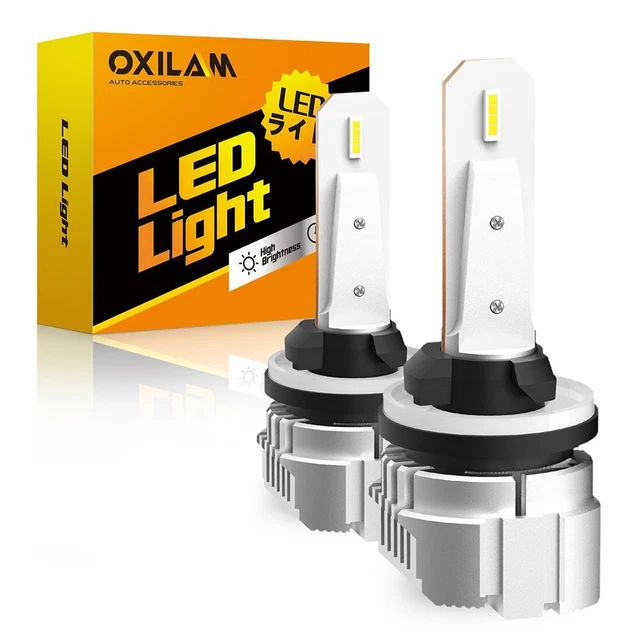 2X 880 890 High Power 60W 6500K Xenon White LED Fog Light Bulb DRL 892 893 899