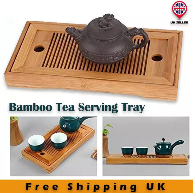 Bamboo Tea Tray for Chinese Tea Serving Ceremony - Made from Premium Bamboo UK.