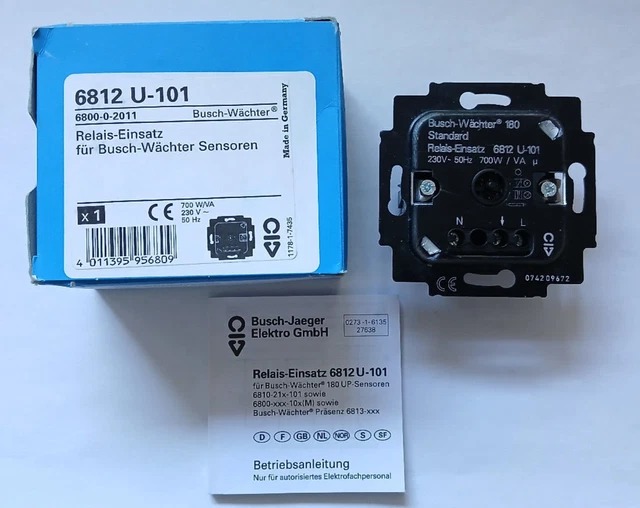 Busch Jaeger 6812 U 101 Relais Einsatz