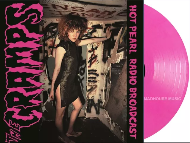 The CRAMPS LP Hot Pearl Radio Broadcast PINK VINYL Limited Edition SEALED