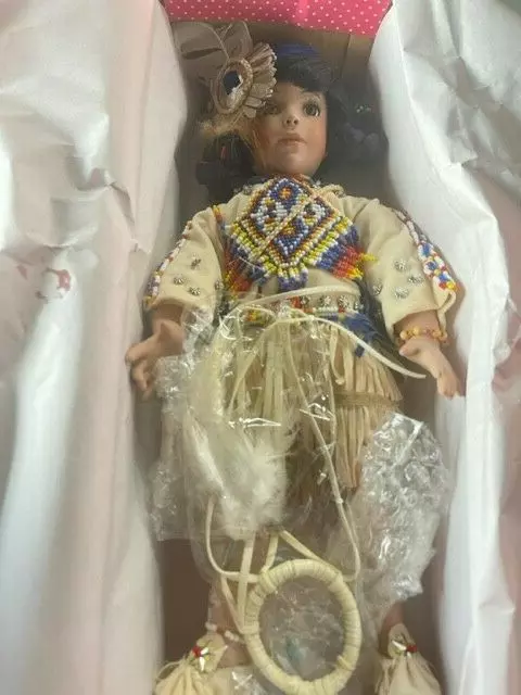 Treasury Collection PARADISE GALLERIES porcelain doll MANY STARS Native Daughter