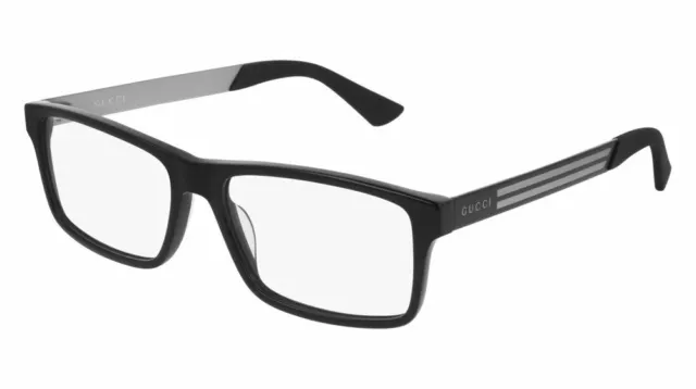 GUCCI GG0692O 001 Black Rectangle Men's 55 mm Eyeglasses