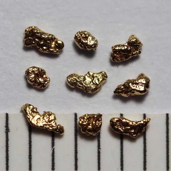 9 GOLDNUGGETS- GOLD NUGGETS aus ALASKA!