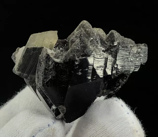 Beautiful Color Tourmaline with Smoky Quartz Crystal Specimen from Skardu