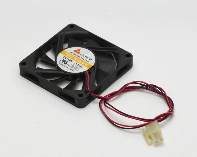 Ventilateur Y.S.TECH YD124515MB 12V 0.15A - 45mm, 3 Broches, Pour Carte Mère ASUS - Neuf