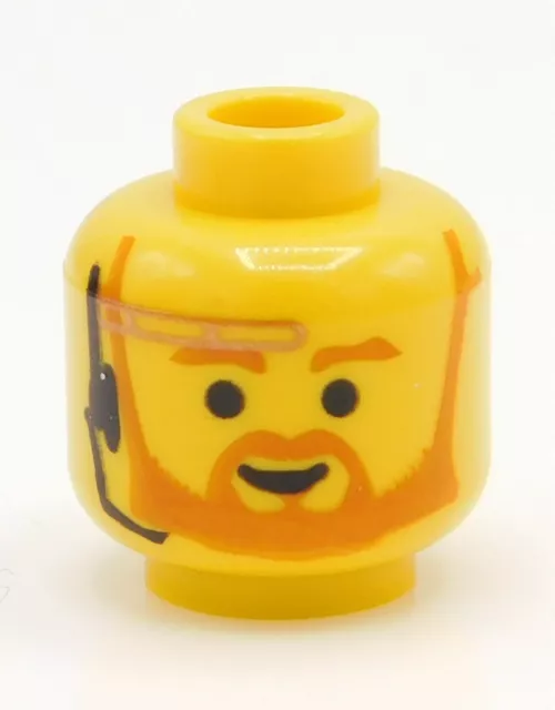 Lego Minifigure Head Star Wars Obi-Wan Kenobi