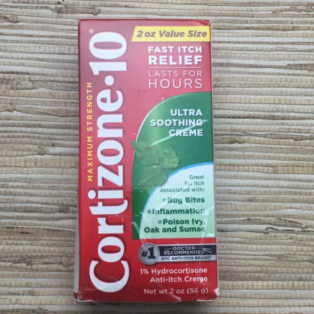 Cortizone•10 Maximum Strength Itch Relief Ultra Soothing Creme 2 oz