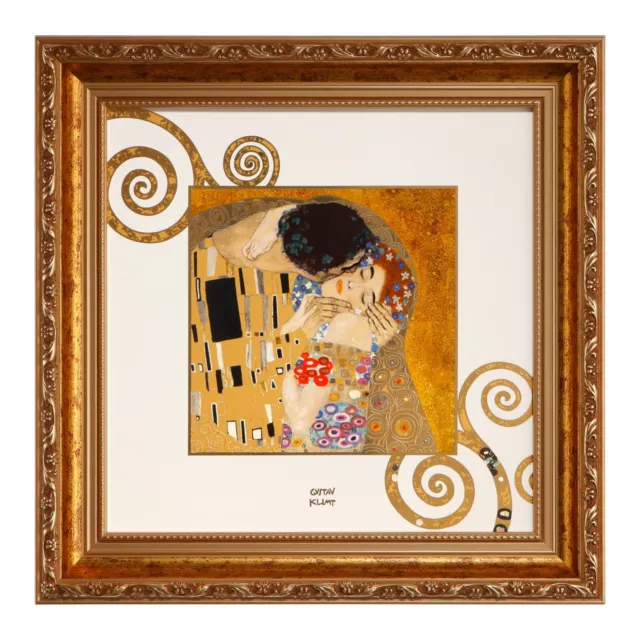 Goebel Wandbild " Der Kuss " Gustav Klimt - Ltd. Edition  1.999 St. - Bild -SALE