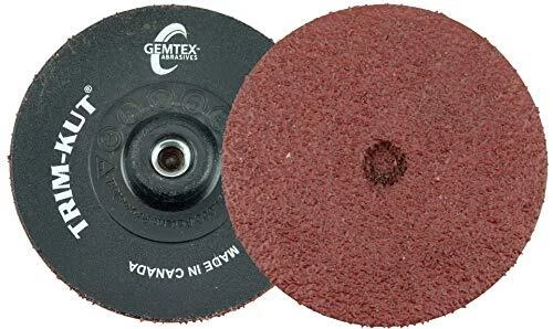 59300 Trim-Kut Grinding Disc, 3" Diameter, 36 Grit, 5/16" - 18 Hub (Pack of 25)