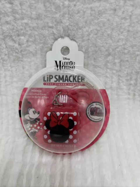 NEW Lip Smacker Disney Minnie Joyful Cotton Candy Ornament 0.2 oz Backpack
