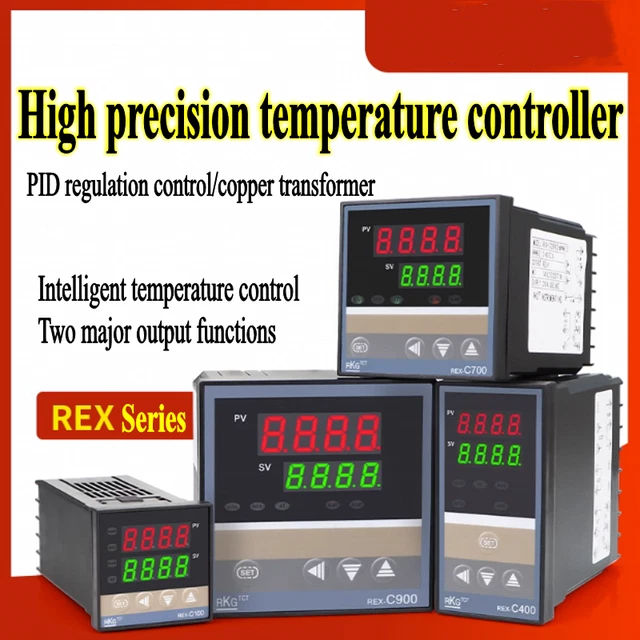 REX-C100/400~900 Intelligent Temperature Controller Digital Display Thermostat