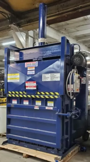 Max-Pak 2020 Vertical Baler Mp60Hd-15 30" X 48" X 60" 440/460/480 Volts Max-Pak 2020 Vertical Baler Mp60Hd-15 30" X 48" X 60" 440/460/480 Volts
