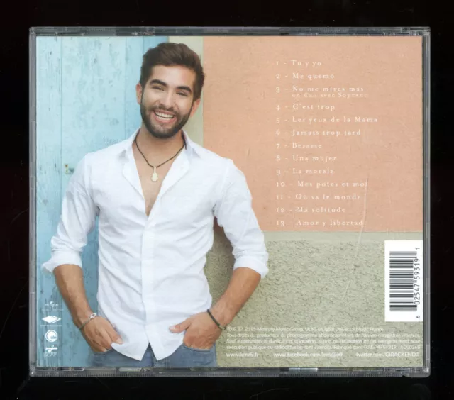 Cd ★ Kendji Girac - Ensemble ★ Album 13 Titres (Les Yeux De La Mama) 2