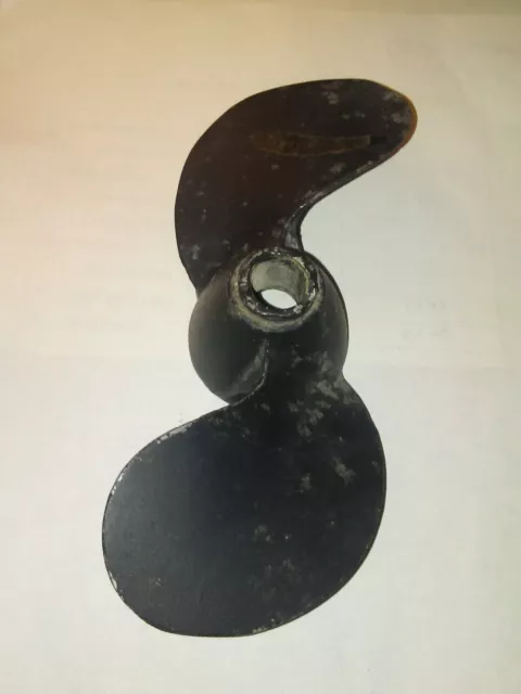 Vintage Elgin Pin Drive Outboard 2 Blade Aluminum Propeller 7 ½” (Pre-Owned)