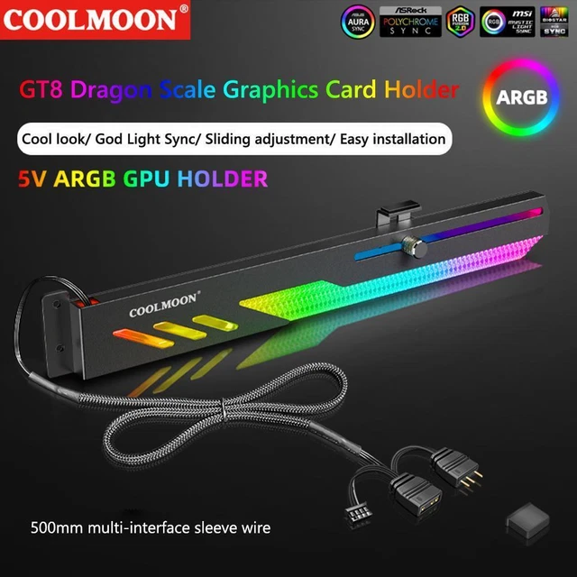 Stende Gpu GT8 HORIZONTAL GPU Support Video Card Stand GPU Holder (Black) EUR 13 ...