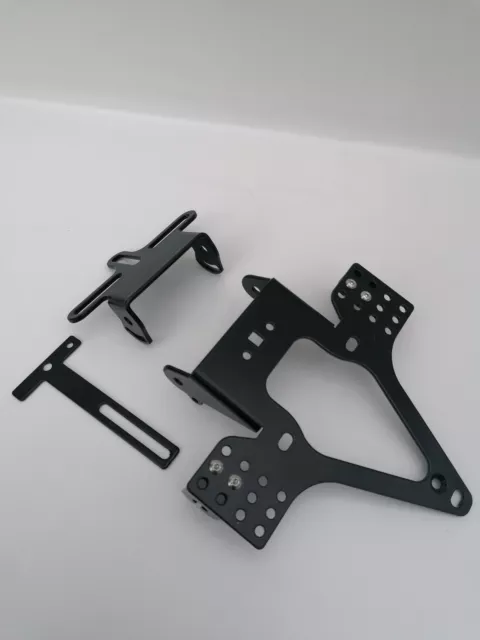 Kennzeichenhalter Universal T1 V2 für Motorrad Roller Enduro Supermoto Heckumbau