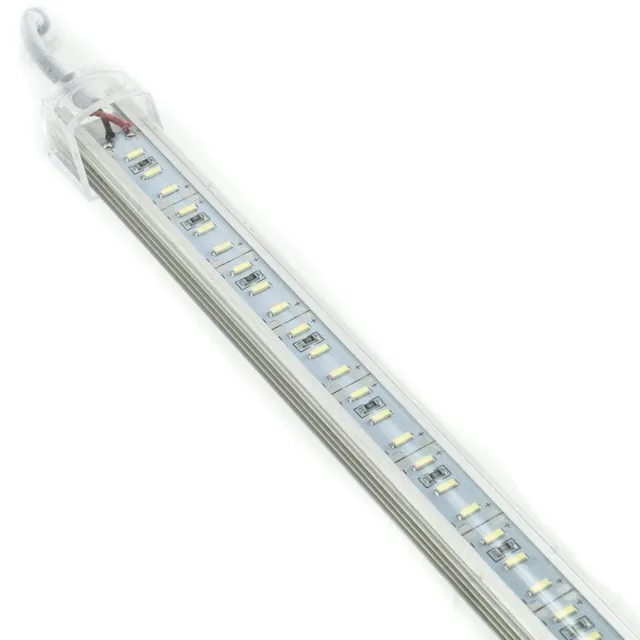 Barra Luminosa Striscia 144 Led 1M Alluminio Rigido 12V Sottopensile Luce Fredda