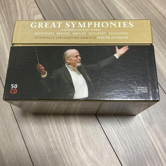 GREAT SYMPHONIES DAVID Zinman 50 CD Box Set Tonhalle Orchestra