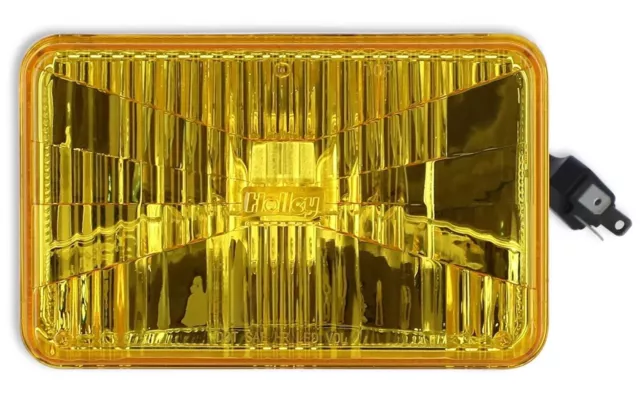 Retrobright 5700K Yellow LED 4"x6" Rectangle Head Light Pair
