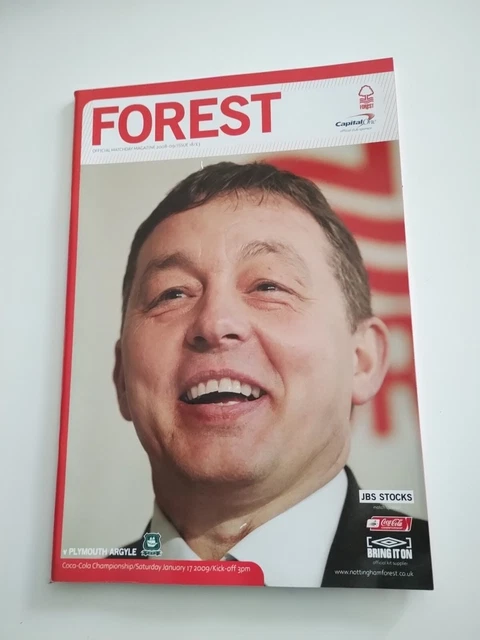 Nottingham Forest v Plymouth Argyle Championship 2008-9