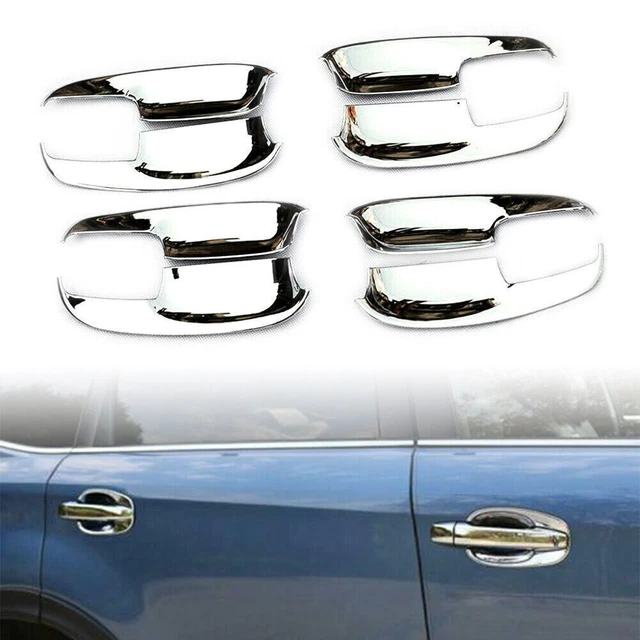 8x porta laterale cromata ABS ciotola copertura rivestimento per forestali Subaru 2013-18